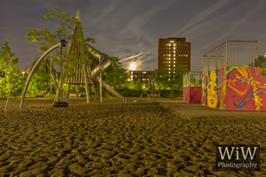 Gerbrandypark Amsterdam playground night amsterdambynight